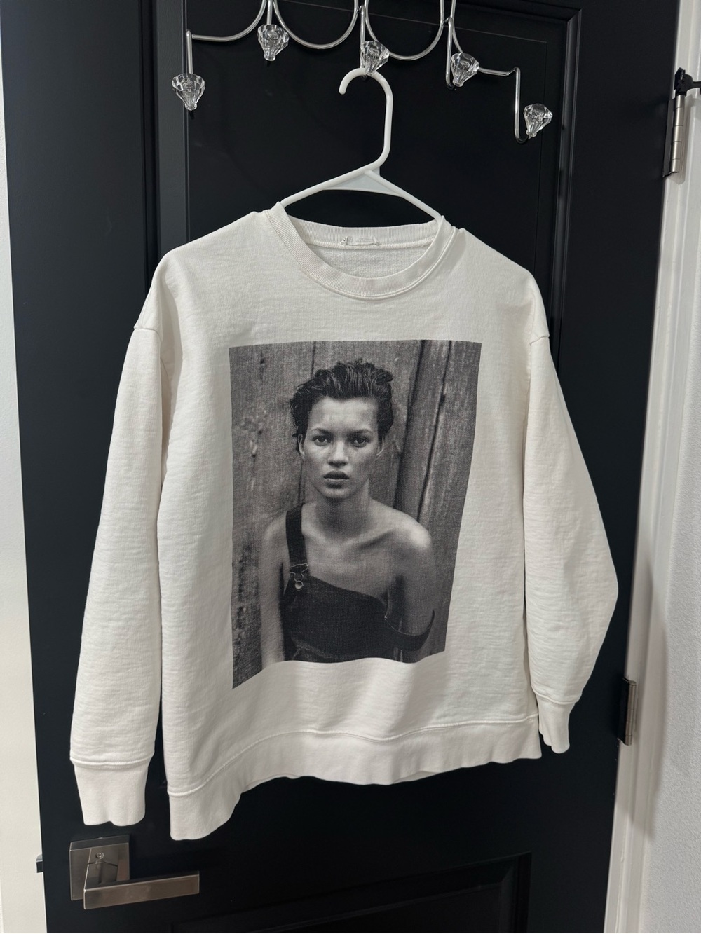 Zara - Limited Edition 100% Cotton Off-White Black Logo Dot Size Small